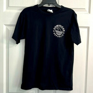 Southern Spirit tee - Small - black Dominican Republic logo